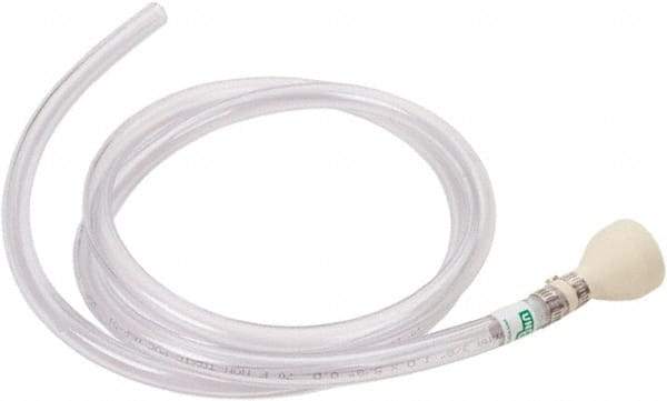 Unger - 6' Long Water Hose - 1" Diam, Plastic, Hot Water Compatible, All Season, Clear - A1 Tooling