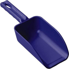 Remco - 16 oz Blue Polypropylene Flat Bottom Scoop - 3.2" Wide x 2" Deep Bowl, 10.4" OAL - A1 Tooling