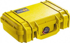 Pelican Products, Inc. - 8-11/32" Wide x 3-25/32" High, Clamshell Hard Case - Yellow, Polyethylene - A1 Tooling