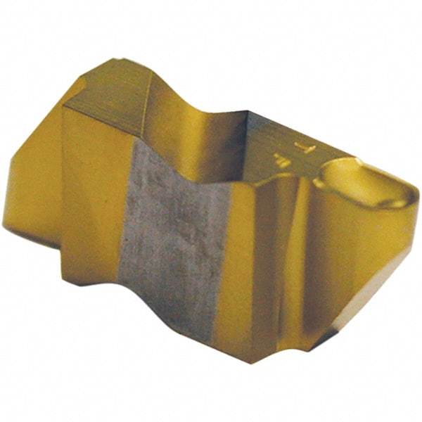 Tool-Flo - 3031FLR P Grade C3, 1.57mm Cutting Width Carbide Grooving Insert - 3.18mm Max Depth of Cut, Right Hand, 0.79mm Corner Radius, Uncoated - A1 Tooling