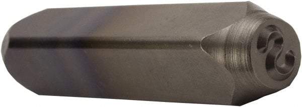 C.H. Hanson - 5/32" Character Size, S Character, Heavy Duty Individual Steel Stamp - A1 Tooling