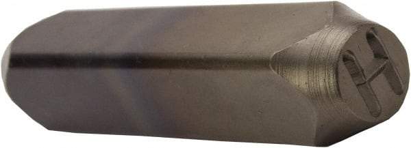 C.H. Hanson - 5/8" Character Size, H Character, Heavy Duty Individual Steel Stamp - A1 Tooling