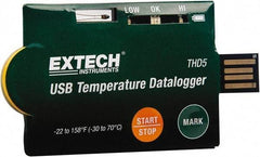 Extech - Temperature Recorders Type: Temperature Recorder Recording Time: Selectable data sampling rate: 2sec, 5sec, 10sec, 30sec, 1min, 5min, 10min, 30min, 1hour, 2hour, 3hour, 6hour, 12hour, 24hour - A1 Tooling