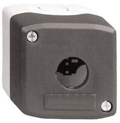 Schneider Electric - 1 Hole, 22mm Hole Diameter, Polycarbonate Pushbutton Switch Enclosure - 13, 4X NEMA Rated - A1 Tooling