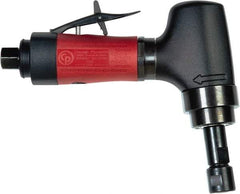 Chicago Pneumatic - 1/4" Collet, Angle Handle, Air Angle Die Grinder - 20,000 RPM, Rear Exhaust, 8.25 CFM, 0.7 hp, 90 psi, 1/4 BSP Inlet - A1 Tooling