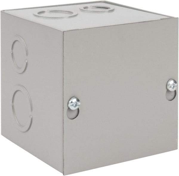 nVent Hoffman - Steel Junction Box Enclosure Screw Flat Cover - NEMA 1, 4" Wide x 4" High x 4" Deep - A1 Tooling