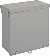 nVent Hoffman - Steel Junction Box Enclosure Screw Flat Cover - NEMA 3R, 8" Wide x 8" High x 4" Deep - A1 Tooling