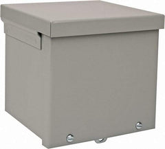 nVent Hoffman - Steel Junction Box Enclosure Screw Flat Cover - NEMA 3R, 6" Wide x 6" High x 6" Deep - A1 Tooling