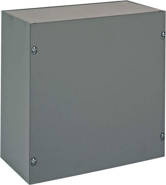 nVent Hoffman - Steel Junction Box Enclosure Screw Flat Cover - NEMA 1, 12" Wide x 12" High x 6" Deep - A1 Tooling