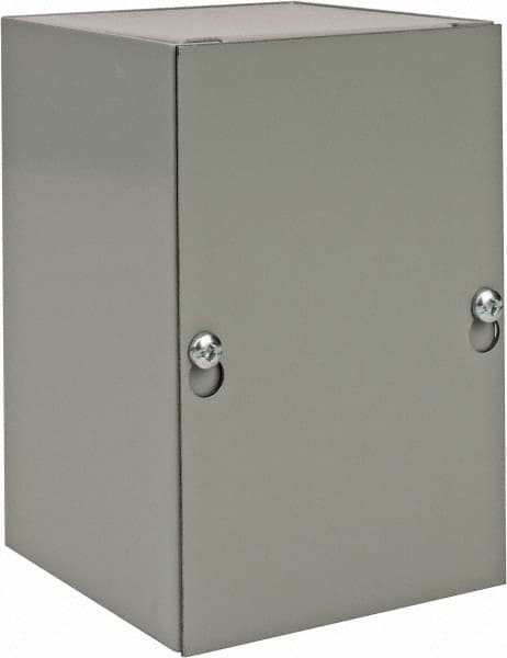 nVent Hoffman - Steel Junction Box Enclosure Screw Flat Cover - NEMA 1, 4" Wide x 6" High x 4" Deep - A1 Tooling