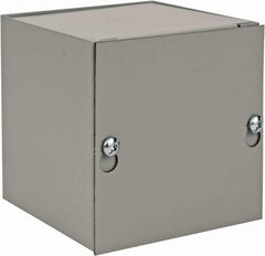 nVent Hoffman - Steel Junction Box Enclosure Screw Flat Cover - NEMA 1, 4" Wide x 4" High x 4" Deep - A1 Tooling