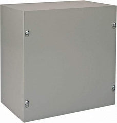 nVent Hoffman - Steel Junction Box Enclosure Screw Flat Cover - NEMA 1, 10" Wide x 10" High x 6" Deep - A1 Tooling