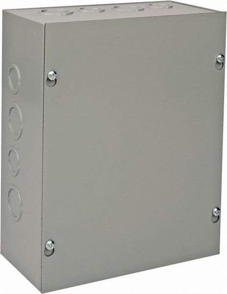 nVent Hoffman - Steel Junction Box Enclosure Screw Flat Cover - NEMA 1, 8" Wide x 10" High x 4" Deep - A1 Tooling