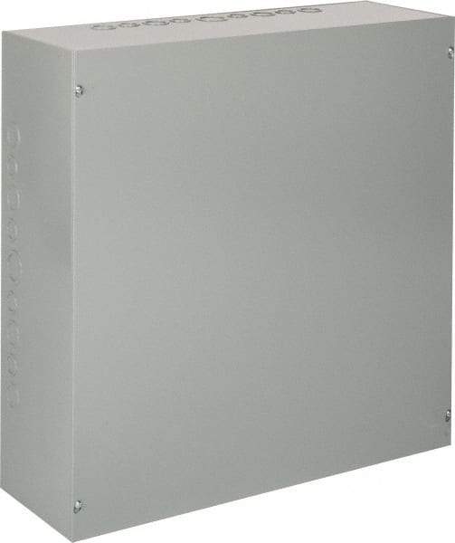 nVent Hoffman - Steel Junction Box Enclosure Screw Flat Cover - NEMA 1, 24" Wide x 24" High x 8" Deep - A1 Tooling