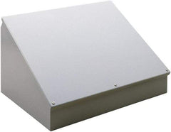 nVent Hoffman - Steel Junction Box Enclosure Hinge Sloped Cover - NEMA 12, 13, 406mm Wide x 305 mm High x 231mm Deep - A1 Tooling