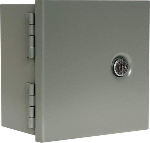 nVent Hoffman - Steel Junction Box Enclosure Hinge Flat Cover - NEMA 1, 6" Wide x 6" High x 4" Deep - A1 Tooling