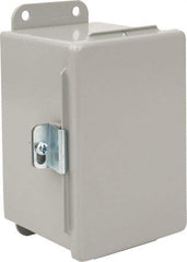 nVent Hoffman - Steel Junction Box Enclosure Hinge Flat Cover - NEMA 12, 13, 4" Wide x 6" High x 4" Deep - A1 Tooling