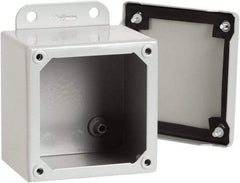 nVent Hoffman - Steel Junction Box Enclosure Screw Flat Cover - NEMA 12, 13, 6" Wide x 6" High x 4" Deep - A1 Tooling