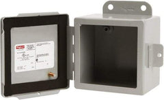 nVent Hoffman - Steel Junction Box Enclosure Hinge Flat Cover - NEMA 12, 13, 6" Wide x 8" High x 6" Deep - A1 Tooling