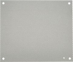 nVent Hoffman - 14-1/2" OAW x 17" OAH Powder Coat Finish Electrical Enclosure Perforated Panel - 20" x 16" Box, 16 Gauge Steel, Use with A20N16ALP/A20N16BLP - A1 Tooling