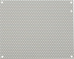 nVent Hoffman - 8-1/4" OAW x 10-1/4" OAH Powder Coat Finish Electrical Enclosure Perforated Panel - 12" x 10" Box, 16 Gauge Steel, Use with A12N104/A12N106/A12R106HCR - A1 Tooling