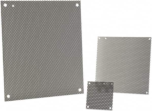 nVent Hoffman - 8-1/4" OAW x 10-1/4" OAH Powder Coat Finish Electrical Enclosure Nonperforated Panel - 12" x 10" Box, 14 Gauge Steel, Use with A12N104/A12N106/A12R106HCR - A1 Tooling