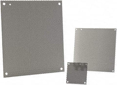 nVent Hoffman - 22-1/2" OAW x 32" OAH Powder Coat Finish Electrical Enclosure Perforated Panel - 36" x 24" Box, 16 Gauge Steel, Use with A36N24ALP/A36N24BLP - A1 Tooling