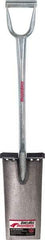 Razor-Back - 13" High x 6-1/2" Wide Square Steel Spade - 26" Long Steel D-Grip Handle, Front Turned - A1 Tooling