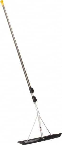 True Temper - 18 Inch Wide Blade x 6 Inch High Blade Roof Rake - 204 Inch Long Aluminum, Telescopic Handle - A1 Tooling