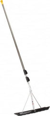 True Temper - 18 Inch Wide Blade x 6 Inch High Blade Roof Rake - 204 Inch Long Aluminum, Telescopic Handle - A1 Tooling