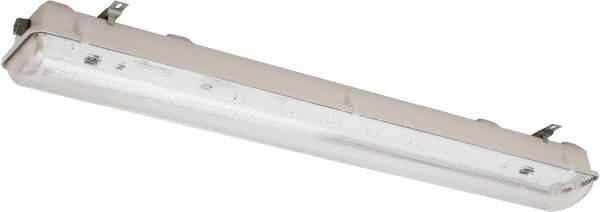 Cooper Lighting - 32 Watt, Fluorescent Hazardous Location Light Fixture - Corrosion, Dust, Heat, Moisture & Weather Resistant, Fiberglass Housing, 48" Long x 6-15/16" Wide x 4-7/8" High - A1 Tooling