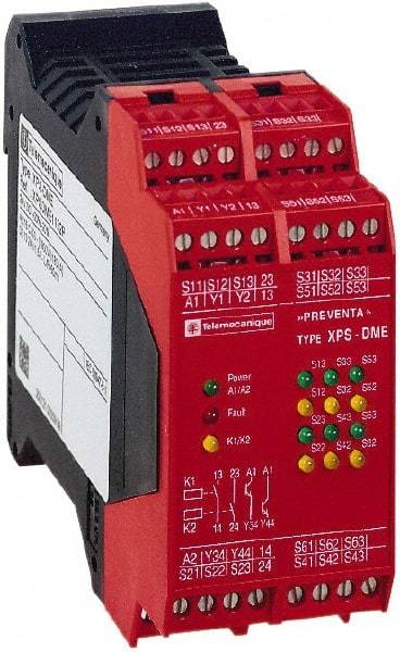 Schneider Electric - 24 VDC, Electromechanical & Solid State Screw Clamp General Purpose Relay - 6 Amp at 28 VDC, 22.5mm Wide x 99mm High x 114mm Deep - A1 Tooling