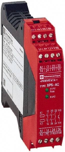 Square D - 24 Volt, 2.5 VA Power Rating, Standard Electromechanical & Solid State Screw Clamp General Purpose Relay - 6 Amp at 24 VAC/VDC, 1NC (Auxiliary) & 3NO - A1 Tooling