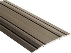 National Guard Products - 48" Long x 5" Wide x 1/4" High, Saddle Threshold - Aluminum Finish - A1 Tooling