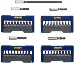 Irwin - 41 Piece, Phillips, Square, Torx, Slotted Handle, Insert Bit Set - #1 to #3 - A1 Tooling