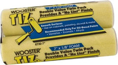 Wooster Brush - 1/8" Nap, 7" Wide Paint Roller - Smooth Texture, Foam - A1 Tooling