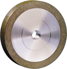 Strauss - 100mm x 31.75mm Hole x 20mm Thick, 200 Grit Surface Grinding Wheel - Diamond, Fine Grade, Electoplated Bond - A1 Tooling