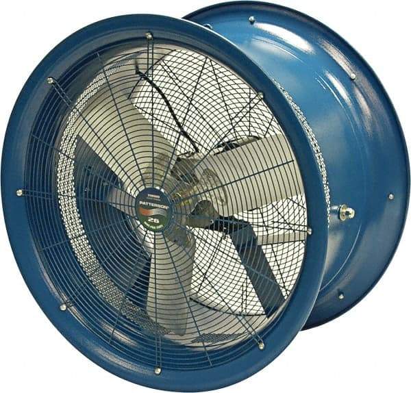 Patterson Fan - 26" Blade, 1 hp, 7,650 CFM, Industrial Circulation Fan - Suspension, 208-230/460 Volts, 1 Speed - A1 Tooling