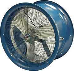 Patterson Fan - 26" Blade, 1 hp, 7,650 CFM, Industrial Circulation Fan - Suspension, 208-230/460 Volts, 1 Speed - A1 Tooling