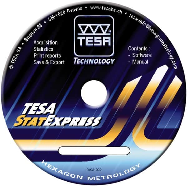 TESA Brown & Sharpe - Quality Assurance SPC Software - Compatible with Windows, For Use with Twin-Cal Calipers - A1 Tooling