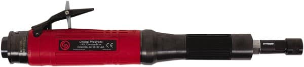 Chicago Pneumatic - 1/4" Collet, Straight Handle, Air Extended Length Die Grinder - 19,000 RPM, Rear Exhaust, 31.8 CFM, 0.8 hp, 90 psi, 9.5mm Inlet - A1 Tooling