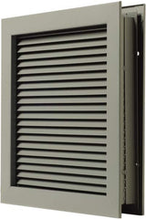 National Guard Products - 25" Wide x 25" High, Solid Steel Louver - 24" Opening Width, 24" Opening Height - A1 Tooling