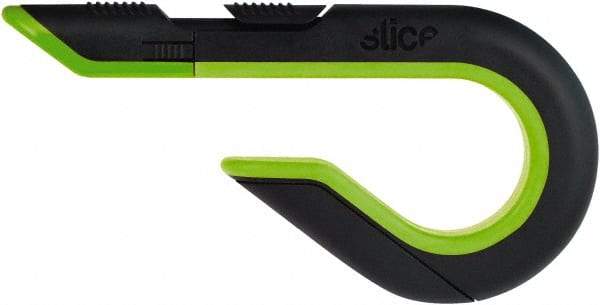 Slice - Retractable Utility Knife - Black & Green Non-Slip Comfort Handle, 1 Blade Included - A1 Tooling