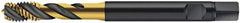 Walter-Prototyp - 1/4-28 UNF 3 Flute 2B Modified Bottoming Spiral Flute Tap - Cobalt, TiN Finish, 80.01mm OAL, Right Hand Flute, Right Hand Thread, Series AS2351005 - A1 Tooling