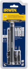 Irwin - 4 Piece 3/16" Concrete Anchor Installation Kit - For Use with Impact Drivers and Rotary Drills - A1 Tooling