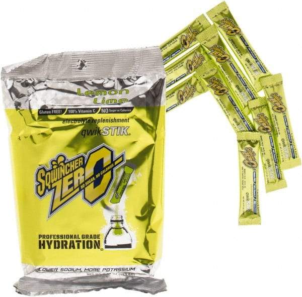 Sqwincher - 0.11 oz Packet Sugar Free Lemon-Lime Activity Drink - Powdered, Yields 20 oz - A1 Tooling