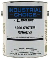 Rust-Oleum - 1 Gal White Semi Gloss Finish Acrylic Enamel Paint - Interior/Exterior, Direct to Metal, <250 gL VOC Compliance - A1 Tooling