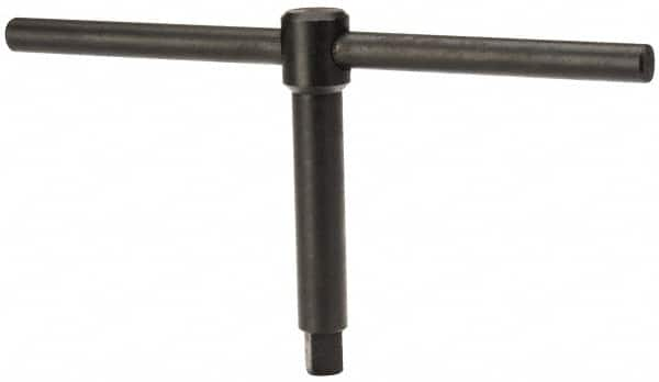 Gibraltar - 10" Chuck Diam Compatibility, Lathe Chuck Key - Compatible with 4-Jaw Chucks, Self Ejecting, 4.53" Body Length, 0.472" Actual Key Square Size - A1 Tooling