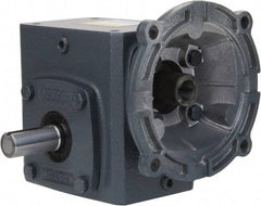 Boston Gear - 3 Centerline Distance, 40:1, 44 RPM Output, 1.78 Input Horsepower, 2,041 Lbs. Max Torque, Speed Reducer - Part No. F730-40-B5-G, 1-1/4" Shaft Diam, Single Shaft Left, 7/8" Bore, 8.88" High, 56C NEMA - A1 Tooling