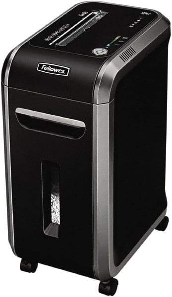 FELLOWES - 5/32 x 1-1/2" Strip, Manual 18 Sheet Cross Cut Paper Shredder - 17.7" Long x 11-7/16" Wide x 25" High, Level 4 Security, 9 Gal Wastebasket - A1 Tooling